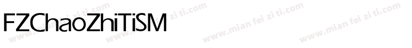 FZChaoZhiTiS Medium字体转换